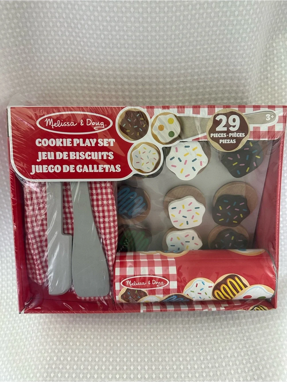 Melissa & Doug Wooden/Velcro stick Cookie Play Set - NEW
